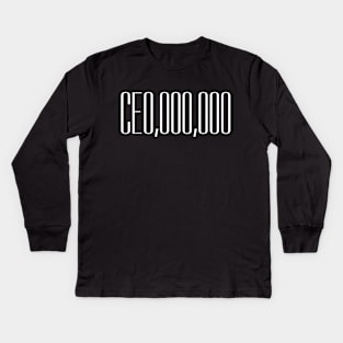 CEO Kids Long Sleeve T-Shirt